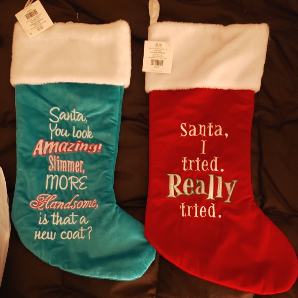 Cute Quip Xmas Stockings